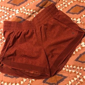 Athleta mesh racer run shorts!